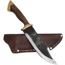 Ver imagem 3 de Faca Bowie Artesanal 8' Full Tang Aço Carbono 5160 Muito Forte 4mm Monobloco