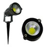 Lâmpada Espeto de Jardim Luminária LED Plana 5W Kit Com 2 - 2