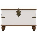 Ver mais imagens de Baú Organizador Multiuso 93cm Provençal Alegra S05 Off White Nogueira - Lyam Decor