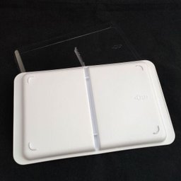 Porta Frios Duplo Pote Para Queijo Fatiado Com Tampa Empilhável Branco - 8