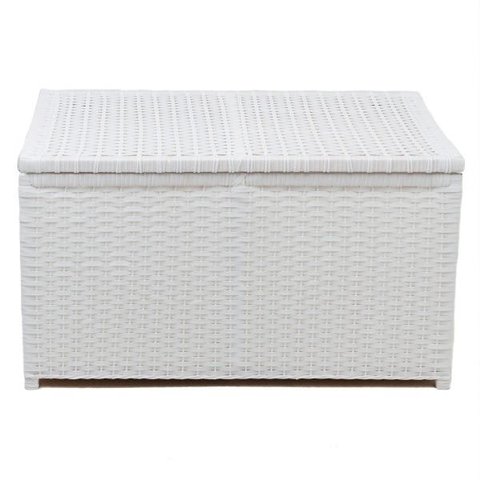 CESTO DE ROUPA FIBRA SINTÉTICA HORIZONTAL 70x40x40 BRANCO