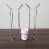 Suporte Copo Descartável 50 80ml e 180 200ml Porta Copos Colheres Cafe Organizador Branco - 8