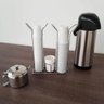 Suporte Copo Descartável 50 80ml e 180 200ml Porta Copos Colheres Cafe Organizador Branco - 2
