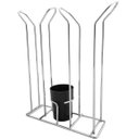 Ver imagem 6 de Suporte Copo Descartável 50 80ml e 180 200ml Porta Copos Colheres Cafe Organizador Preto