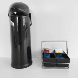 Suporte Organizador Espaço do Café Porta Sachê Açúcar Adoçante Chá Preto - 2