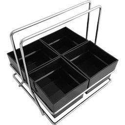 Suporte Organizador Espaço do Café Porta Sachê Açúcar Adoçante Chá Preto - 3