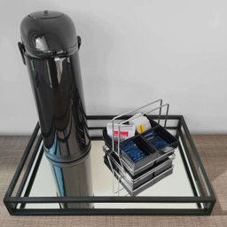 Suporte Organizador Espaço do Café Porta Sachê Açúcar Adoçante Chá Preto - 4