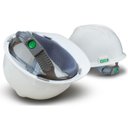 Ver imagem 2 de Capacete MSA V Gard Branco Aba Frontal Suspensão Push Key e Jugular Classe B CA 498
