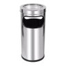 Cinzeiro com Lixeira para Condomínios e Empresas Aço Inox - 1