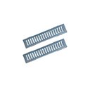 Ver imagem 1 de Kit 2 Ralo Grelha Linear e Caixilho Aço Galvanizado 10x50cm