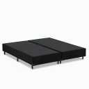 Ver imagem 1 de Base Cama Box 69 Casal Bipartida - Suede Preto