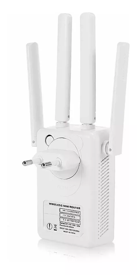 Repetidor Roteador de Sinal Wi-Fi Wireless 4 Antenas 300mbps 50 Metros Pix Link LV-WR09 - 7