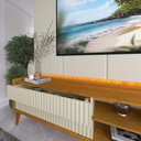 Ver mais imagens de Magnifico 220 Painel + Magnifico 212 Rack com Led K/pés [conjunto] Cor:naturale e Off White