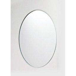 Espelho Multiuso Lapidado Oval - 60x40 Fita Dupla Face - 1
