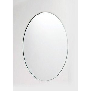 Espelho Multiuso Lapidado Oval - 60x40 Fita Dupla Face