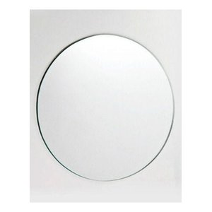 Espelho Multiuso Lapidado Redondo 60cm Diam. Fita Dupla Face