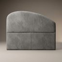 Ver imagem 2 de Cabeceira Cama Box Queen Colli 160cm Estofada Orgânica Moderna Suede Cinza - Desk Design