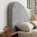 Ver imagem 6 de Cabeceira Cama Box Queen Colli 160cm Estofada Orgânica Moderna Suede Cinza - Desk Design