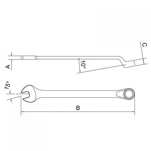 Chave Combinada 13mm Tramontina PRO - 2