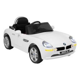 Carro Elétrico Infantil BWM Z8 - Com Controle Remoto Branco - 1