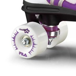 Patins Fila Quad Roll Verve Lady Branco E Roxo - 37 - 3 Patins Fila Quad Roll Verve Lady Branco E Roxo - 37 - 3