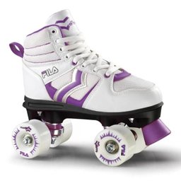 Patins Fila Quad Roll Verve Lady Branco E Roxo - 37 - 1 Patins Fila Quad Roll Verve Lady Branco E Roxo - 37 - 1