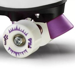 Patins Fila Quad Roll Verve Lady Branco E Roxo - 37 - 5 Patins Fila Quad Roll Verve Lady Branco E Roxo - 37 - 5