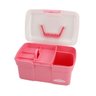 (organizadores) Maleta Organizadora de Plástico Grande - Rosa - 3