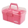 (organizadores) Maleta Organizadora de Plástico Grande - Rosa - 2