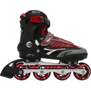 Inline Rollers Patins B Future 7000 ABEC-7 Aluminio 40 - Vermelho