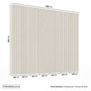 Ver imagem 3 de Painel Ripado para TV até 86 Polegadas Planejado 280x250cm Aruá CabeCasa MadeiraOriginals Off White