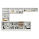 Ver imagem 5 de Armário de Cozinha Completa 100% Mdf 300 Cm Smart Madesa 04 Branco/rustic/crema