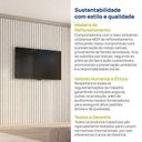 Ver imagem 7 de Painel Ripado para TV até 86 Polegadas Planejado 320x230cm Aruá CabeCasa MadeiraOriginals Off White