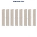 Ver imagem 5 de Painel Ripado para TV até 86 Polegadas Planejado 320x230cm Aruá CabeCasa MadeiraOriginals Off White