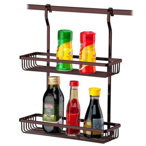 Suporte Retangular Duplo Bronze 2803BZ Aramados Future