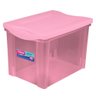 Caixa Organizadora Plástica Alta Rosa 30l Radical Color Ordene - 1