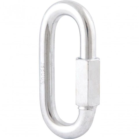 Mosquetão com Rosca 1/2" Leve Galvanizado Cartela - Vonder