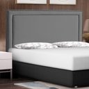 Ver imagem 6 de Cabeceira Queen Size Maísa 160cm C/ Frame Suede Cinza
