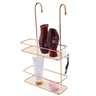 Suporte Para Shampoo De Box Com Gancho Móvel-Rose Gold 1168RG Aramados Future - 1