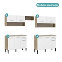 Ver imagem 4 de Armário de Cozinha Compacta Arizona Lux Carraro Branco