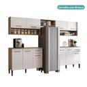 Ver imagem 3 de Armário de Cozinha Compacta Arizona Lux Carraro Branco