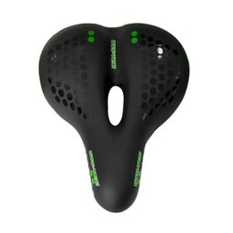 Selim com Luz Led Bicicleta Banco Gts Tec Vazado - Verde - 3