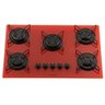Cooktop 5 Bocas a Gás Fornello Vermelho FOR05VE Bivolt - 3