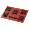 Cooktop 5 Bocas a Gás Fornello Vermelho FOR05VE Bivolt - 6