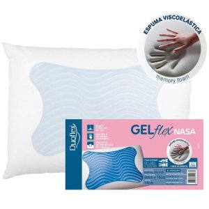 Travesseiro Nasa GelFlex Duoflex - 14 cm