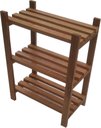 Ver imagem 4 de Estante Modular 3 Prateleiras Madeira Maciça 65x50x29 Cm Pintada Neonx:osmocolor Mogno Semi Trans