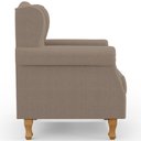 Ver mais imagens de Kit 02 Poltronas Decorativa para Sala de Estar Yara P02 Bouclê Bege - Lyam Decor