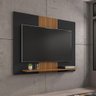 Painel Sala Compact para TV até 50 Polegadas Preto Fosco/Naturale/Ripa - 2