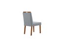 Ver imagem 4 de Conjunto Sala de Jantar Mesa Viena Madeira Maciça 160x90cm Tampo Retângular Vidro Off White com 6 Ca