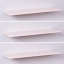 Ver imagem 5 de Kit com 3 Prateleiras 40 X 20cm Suporte Invisivel - Cor Rosa Bebe
